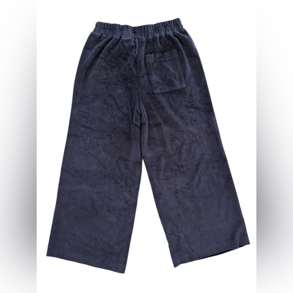 ✨ NWT Joie Arden French Terry Wide-Leg Lounge Ankle Pants in Peacoat Navy — XS - Picture 8 of 8